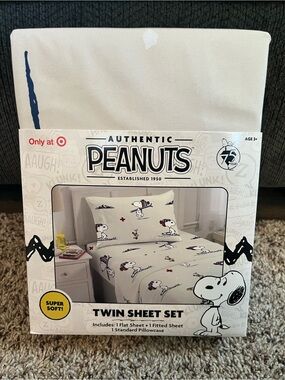 Peanuts Snoopy Twin Sheet Set - 3-piece Set